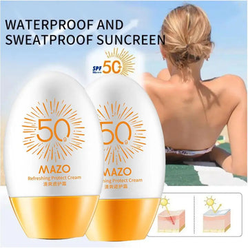 SPF50+ Moisturizing Sunscreen for Facial Protection
